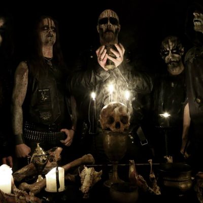 Enthroned signed on Season of Mist